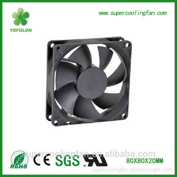 80x80x20mm YOFOLON DC8020S12H 12V high rpm flow DC Cooling Fan